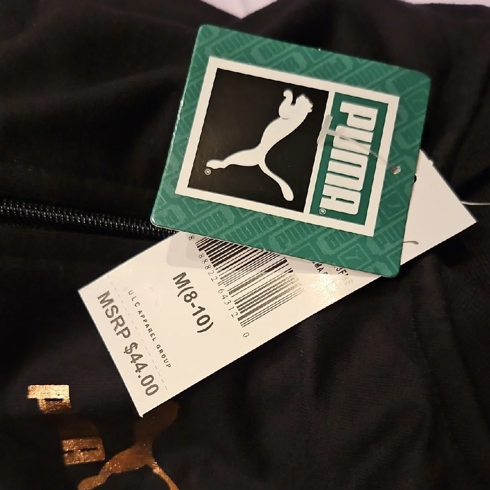 SALE PUMA Kids' Archive T7 Bomber Jacket - Size 8/10
